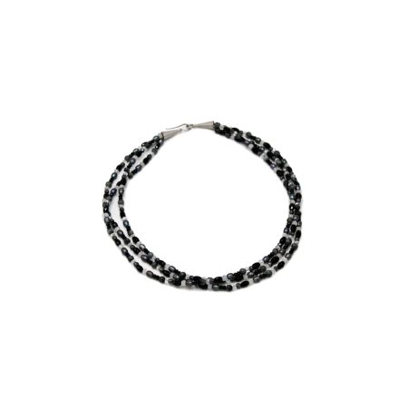 Edelsteincollier – “Shades of Grey”