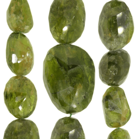 Oliven, Nuggets, facettiert ca. D15-38mm