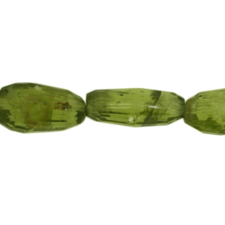 Oliven, Nuggets, facettiert ca. D15mm