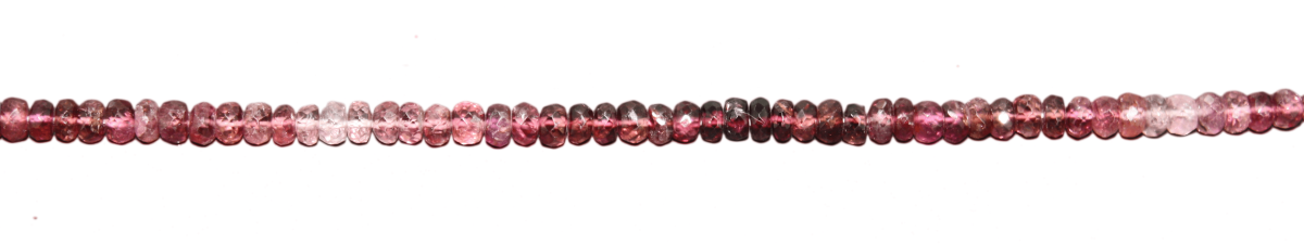 Rubilith (Roter Turmalin), Scheibchen facettiert ca. D5mm
