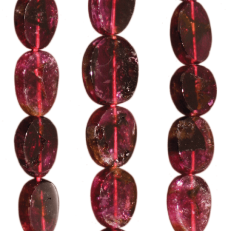 Rubelith (Roter Turmalin), oval ca. L14-9 H4mm
