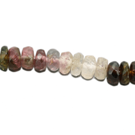 Turmalin, Scheibchen, facettiert, D4,5mm