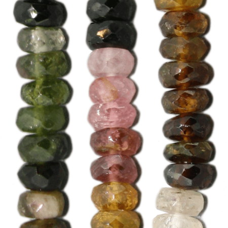 Turmalin, Scheibchen, facettiert, D4,5mm