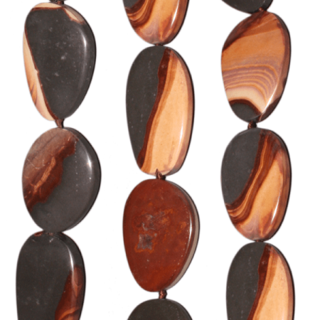 Wonderstone, div. flache Formen, Strang 40cm