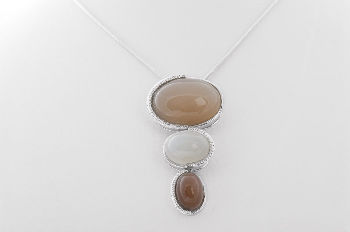 Mondstein Silber Kette