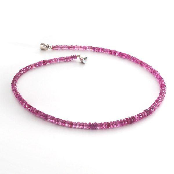 Pink Saphir Halskette