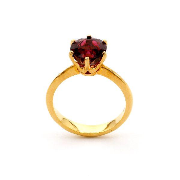 Rubellit Ring