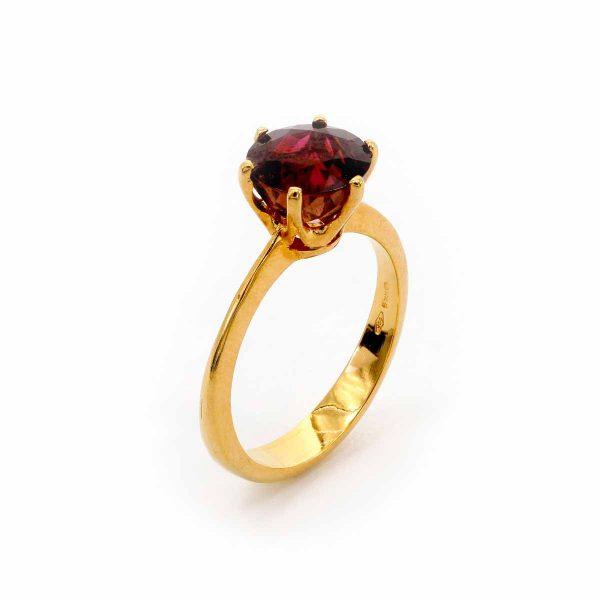 Rubellit Ring