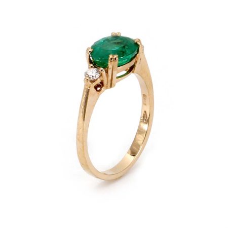 Ring Smaragd & Diamant – “Emerald”