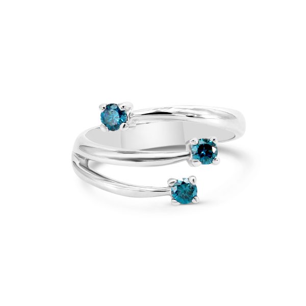 Ring Blue Diamond - blauer Diamant