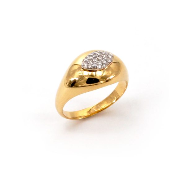 Ring Gold 18kt Diamant