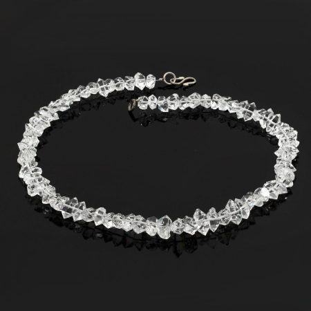 Halskette – echte Herkimer Diamant-Kristalle