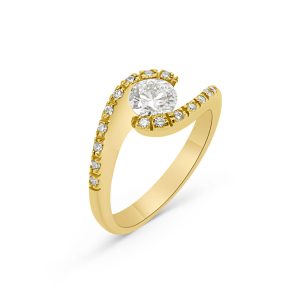 Verlobungsring mit großem Diamant – “Endlessly”