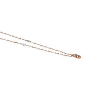 18 kt Roségold Halskette Brauner Diamant – “Tiny”