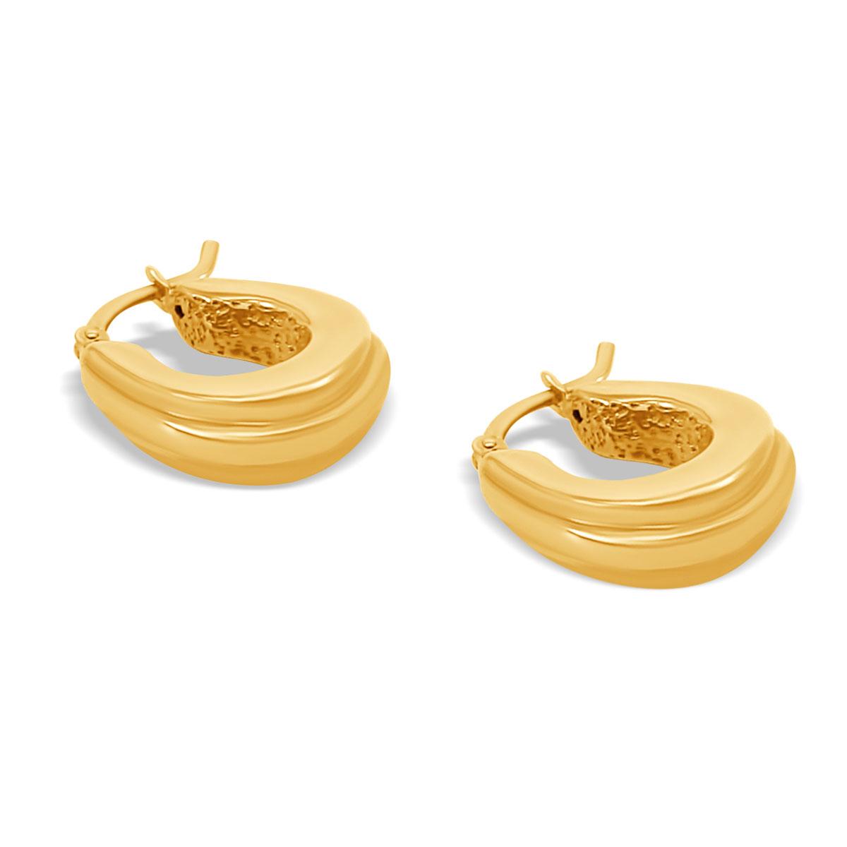 Ohrringe Creole 18kt Gold – “Basic”
