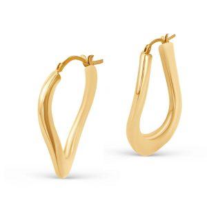Creolen 18 kt Gold – “Twisted”