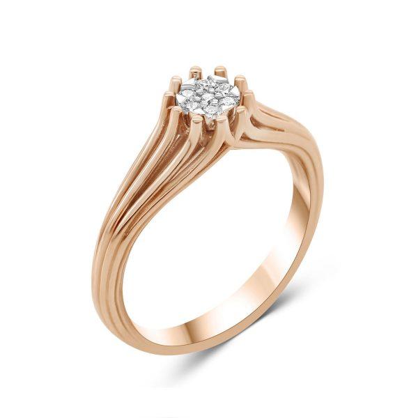 Ring Rosegold Brillanten