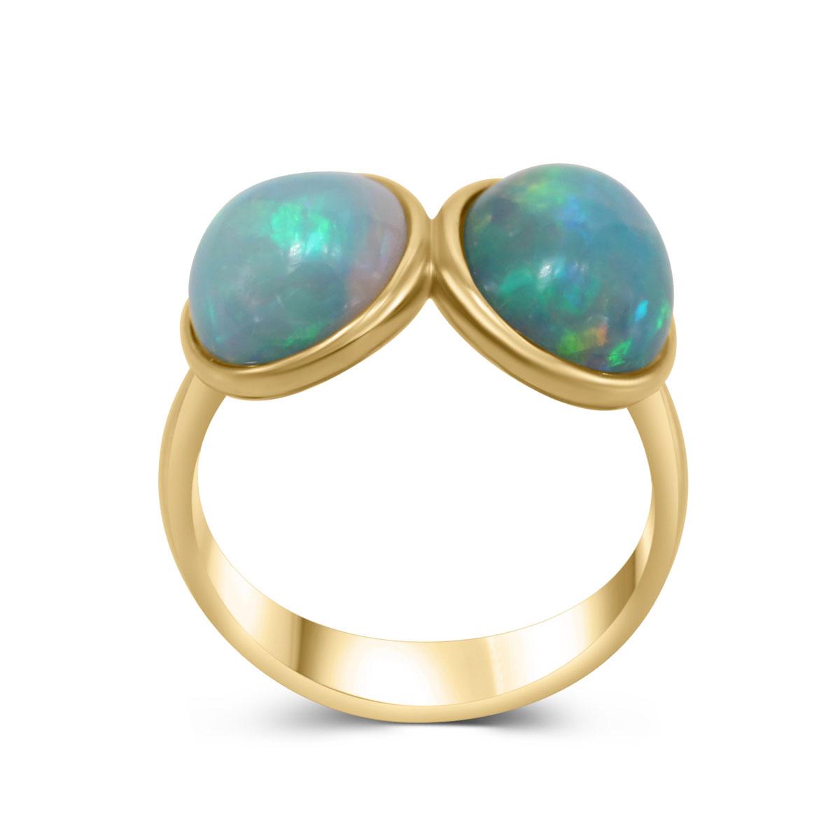 14 kt Gold Ring – “Welo Opal”