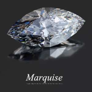 Diamanten Marquiseschliff