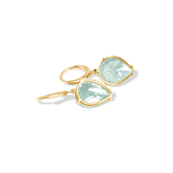 Ohrringe 14kt Gold Aquamarin