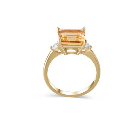 Ring 18 kt Gold Heliodor & Diamant – “Precious Rarity”