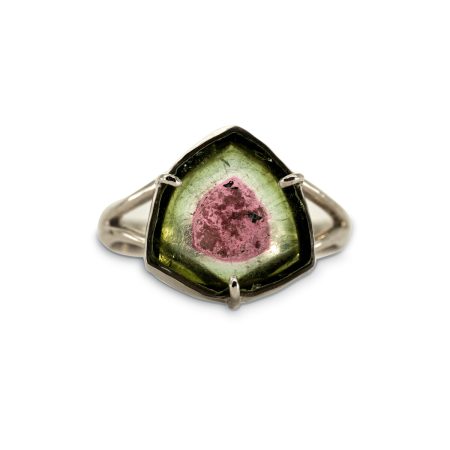 Ring Silber – “Wassermelonen-Turmalin”