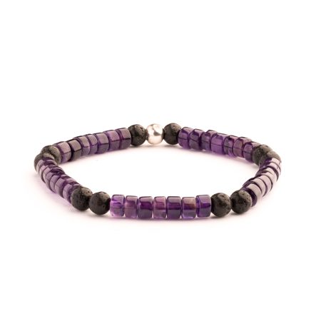 Männer Armband Amethyst – “Naturally Masculine”