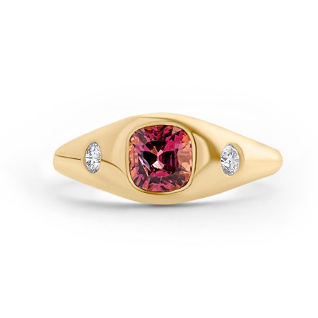 Goldring 18 kt Pink Spinell Diamant