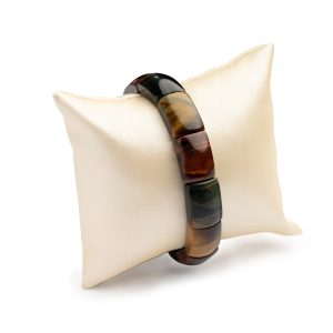 Edelstein Armband – “Tigerauge, Katzenauge, Falkenauge”