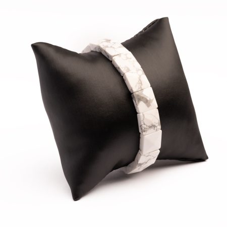 Elastisches Edelstein Armband – “Howlith”