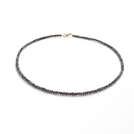 Halskette aus echten schwarzen Diamanten – “Black Diamond”