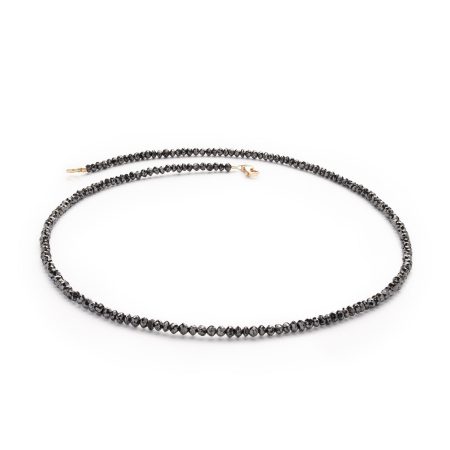 Halskette aus echten schwarzen Diamanten – “Black Diamond”