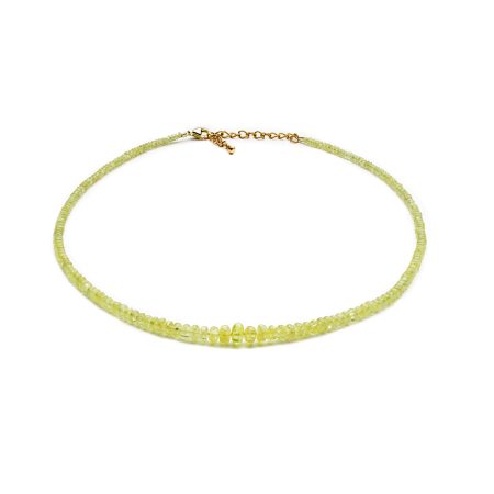 Halskette aus echtem Chrysoberyll – “Delicate”