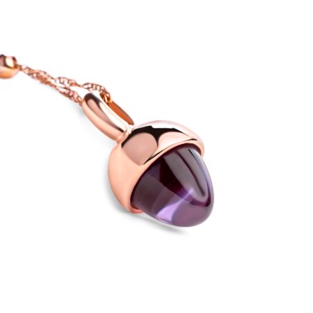 Anhänger Amethyst Rosegold – “Pampel Drop”